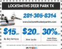 Locksmith Deer Park TX logo